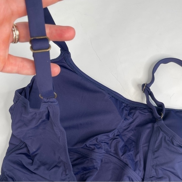 Andie Swimwear Laguna One Piece Swimsuit Navy XXL Long Torso - Picture 4 of 10